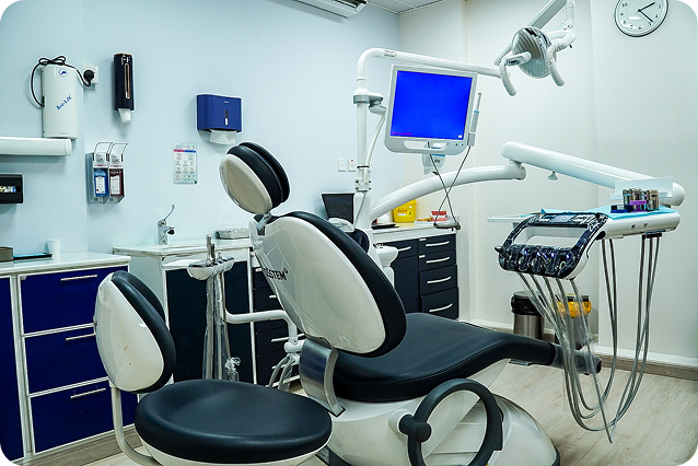 Hail Dental Clinic dental treatment room at TruSmile Dental Clinic Al Hail Muscat